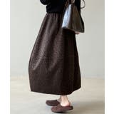 ヒョウ柄スカート コクーンスカート バルーンスカート | COCOMOMO | 詳細画像5 