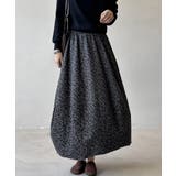 ヒョウ柄スカート コクーンスカート バルーンスカート | COCOMOMO | 詳細画像8 