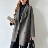 品よくあたたかいきれいめコート チェスターコート ミドルコート | COCOMOMO | 詳細画像15 