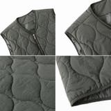 キルティングベスト Vネックベスト 中綿ベスト | COCOMOMO | 詳細画像13 