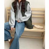 キルティングベスト Vネックベスト 中綿ベスト | COCOMOMO | 詳細画像5 