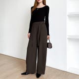 スウェットカーブパンツ スウェットパンツ ワイドパンツ | COCOMOMO | 詳細画像12 