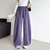 スウェットカーブパンツ スウェットパンツ ワイドパンツ | COCOMOMO | 詳細画像14 