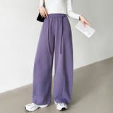 スウェットカーブパンツ スウェットパンツ ワイドパンツ | COCOMOMO | 詳細画像23 