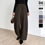 ブラウン | スウェットカーブパンツ スウェットパンツ ワイドパンツ | COCOMOMO