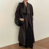 ガウンコート ロングコート アウター | COCOMOMO | 詳細画像2 