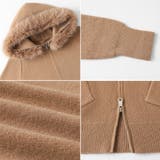 ふわふわファー付きパーカー ファーフードパーカー ニットパーカー | COCOMOMO | 詳細画像37 