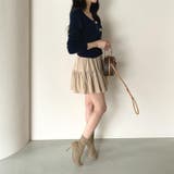 ビッグカラーニット カーディガン アシンメトリーニット | COCOMOMO | 詳細画像18