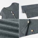 ビッグカラーニット カーディガン アシンメトリーニット | COCOMOMO | 詳細画像21