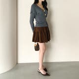 ビッグカラーニット カーディガン アシンメトリーニット | COCOMOMO | 詳細画像8