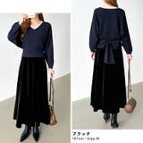 ベロアスカート ロングスカート フレアスカート | COCOMOMO | 詳細画像16 