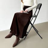 ベロアスカート ロングスカート フレアスカート | COCOMOMO | 詳細画像5 