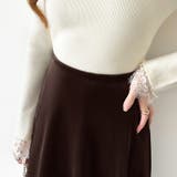 ベロアスカート ロングスカート フレアスカート | COCOMOMO | 詳細画像6 