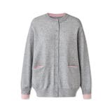 レイヤード風配色カーディガン 配色ニット バイカラーカーディガン | COCOMOMO | 詳細画像49 