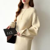 前後2wayセットアップニット ニットカーディガン タイトスカート | COCOMOMO | 詳細画像7 