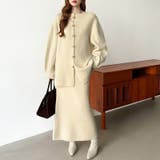 前後2wayセットアップニット ニットカーディガン タイトスカート | COCOMOMO | 詳細画像11 