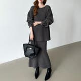 前後2wayセットアップニット ニットカーディガン タイトスカート | COCOMOMO | 詳細画像16 