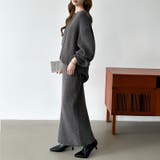 前後2wayセットアップニット ニットカーディガン タイトスカート | COCOMOMO | 詳細画像24 