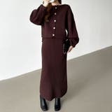 前後2wayセットアップニット ニットカーディガン タイトスカート | COCOMOMO | 詳細画像30 