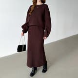 前後2wayセットアップニット ニットカーディガン タイトスカート | COCOMOMO | 詳細画像35 