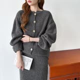 前後2wayセットアップニット ニットカーディガン タイトスカート | COCOMOMO | 詳細画像22 