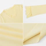 レースニット vネックニット レイヤードトップス | COCOMOMO | 詳細画像28 