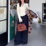 レースニット vネックニット レイヤードトップス | COCOMOMO | 詳細画像6 