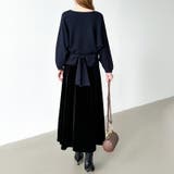 バックリボンニット Vネック ドルマンニット | COCOMOMO | 詳細画像13