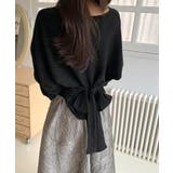 バックリボンニット Vネック ドルマンニット | COCOMOMO | 詳細画像29