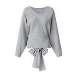 バックリボンニット Vネック ドルマンニット | COCOMOMO | 詳細画像35