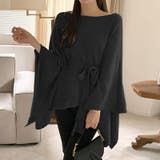 ケープポンチョ ニットポンチョ 韓国ファッション | COCOMOMO | 詳細画像10