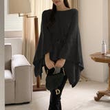 ケープポンチョ ニットポンチョ 韓国ファッション | COCOMOMO | 詳細画像11