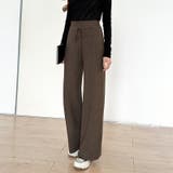 イージーニットワイドパンツ ワイドパンツ イージーパンツ | COCOMOMO | 詳細画像17 