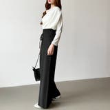 イージーニットワイドパンツ ワイドパンツ イージーパンツ | COCOMOMO | 詳細画像32 