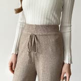 イージーニットワイドパンツ ワイドパンツ イージーパンツ | COCOMOMO | 詳細画像6 