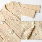 ペプラムニットカーディガン カーディガン ペプラムトップス | COCOMOMO | 詳細画像37 