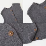 ニットベスト クルーネックベスト ベスト | COCOMOMO | 詳細画像15