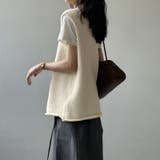 ニットベスト クルーネックベスト ベスト | COCOMOMO | 詳細画像4