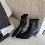 キトゥンヒールブーツ ショートブーツ ポインテッドトゥ | COCOMOMO | 詳細画像13 