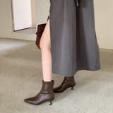 キトゥンヒールブーツ ショートブーツ ポインテッドトゥ | COCOMOMO | 詳細画像4 