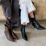 キトゥンヒールブーツ ショートブーツ ポインテッドトゥ | COCOMOMO | 詳細画像8 