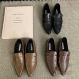 ポインテッドトゥローファー パンプス オフィスカジュアル | COCOMOMO | 詳細画像20 