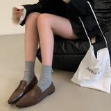 ポインテッドトゥローファー パンプス オフィスカジュアル | COCOMOMO | 詳細画像3 