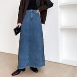 ストレッチ抜群「楽革命」デニムスカート 楽革命デニムスカート デニムスカート | COCOMOMO | 詳細画像12