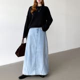 ストレッチ抜群「楽革命」デニムスカート 楽革命デニムスカート デニムスカート | COCOMOMO | 詳細画像19