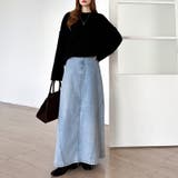 ストレッチ抜群「楽革命」デニムスカート 楽革命デニムスカート デニムスカート | COCOMOMO | 詳細画像24