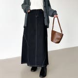 ストレッチ抜群「楽革命」デニムスカート 楽革命デニムスカート デニムスカート | COCOMOMO | 詳細画像27