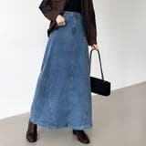 ストレッチ抜群「楽革命」デニムスカート 楽革命デニムスカート デニムスカート | COCOMOMO | 詳細画像3