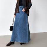 ストレッチ抜群「楽革命」デニムスカート 楽革命デニムスカート デニムスカート | COCOMOMO | 詳細画像7