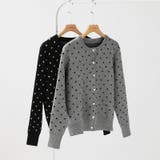 ドットジャガードカーディガン ドットカーディガン ニットカーディガン | COCOMOMO | 詳細画像12 